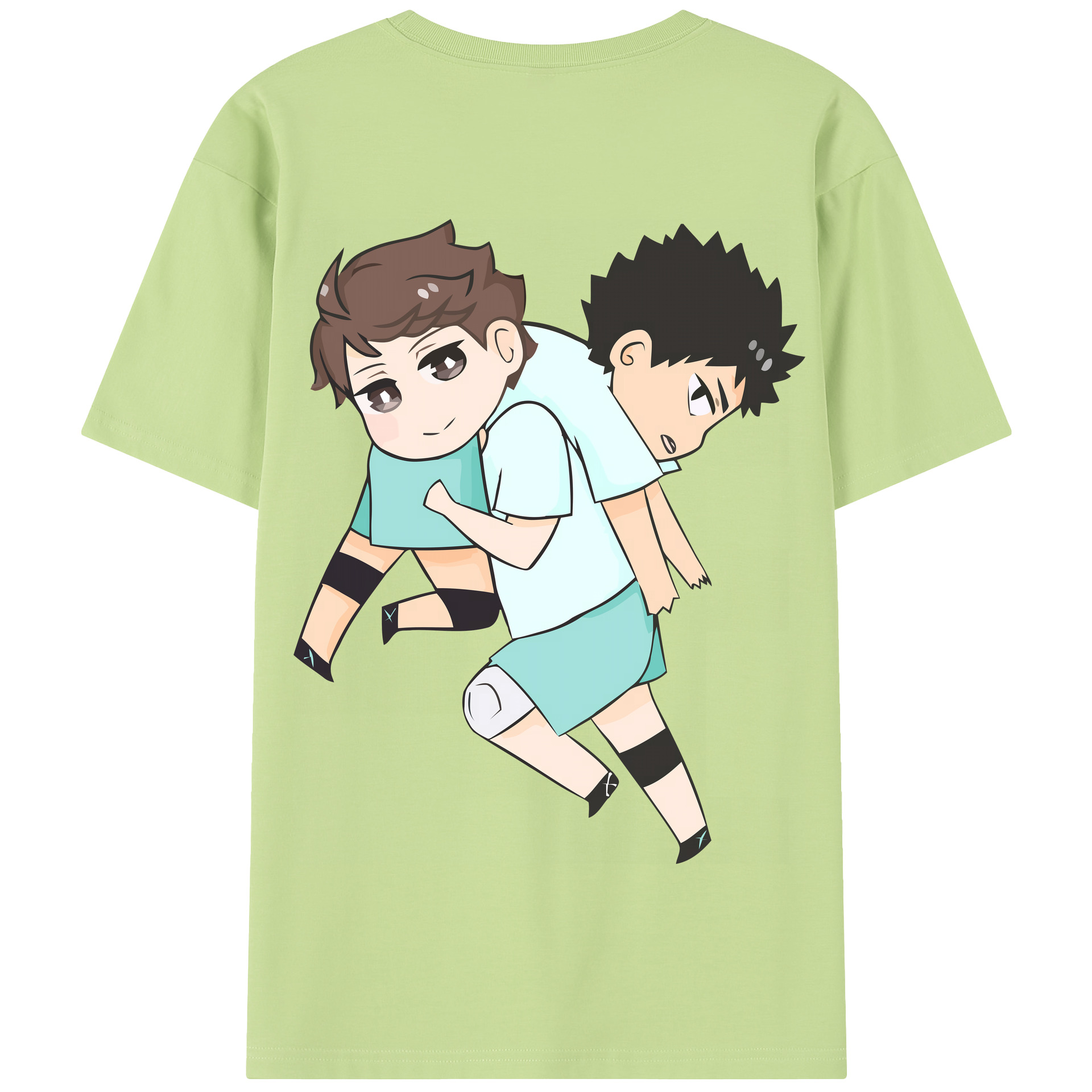 （画像用） ハイキュー!! Haikyu!! 綿100％半袖Tシャツ（背面プリント）